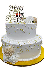 Happy 50th Anniversary Cake